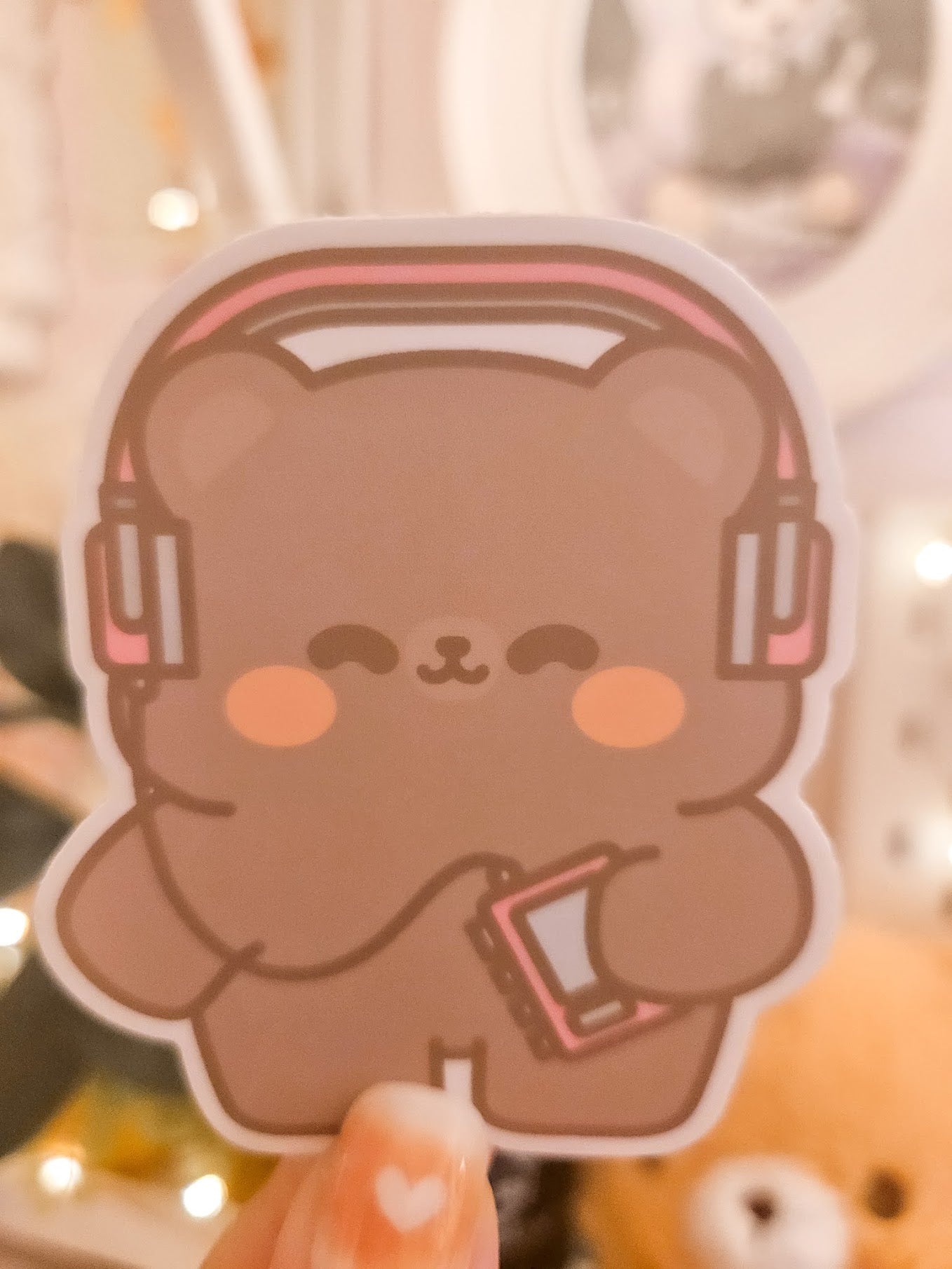 Music Toffee Vinyl Sticker