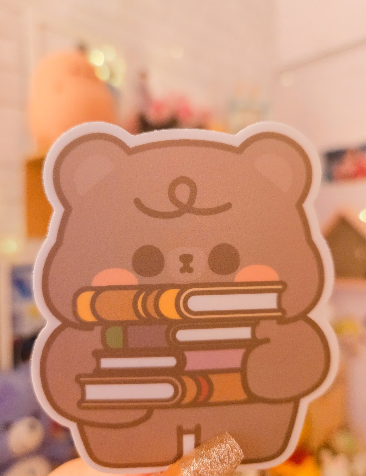 Book Toffee Vinyl Sticker