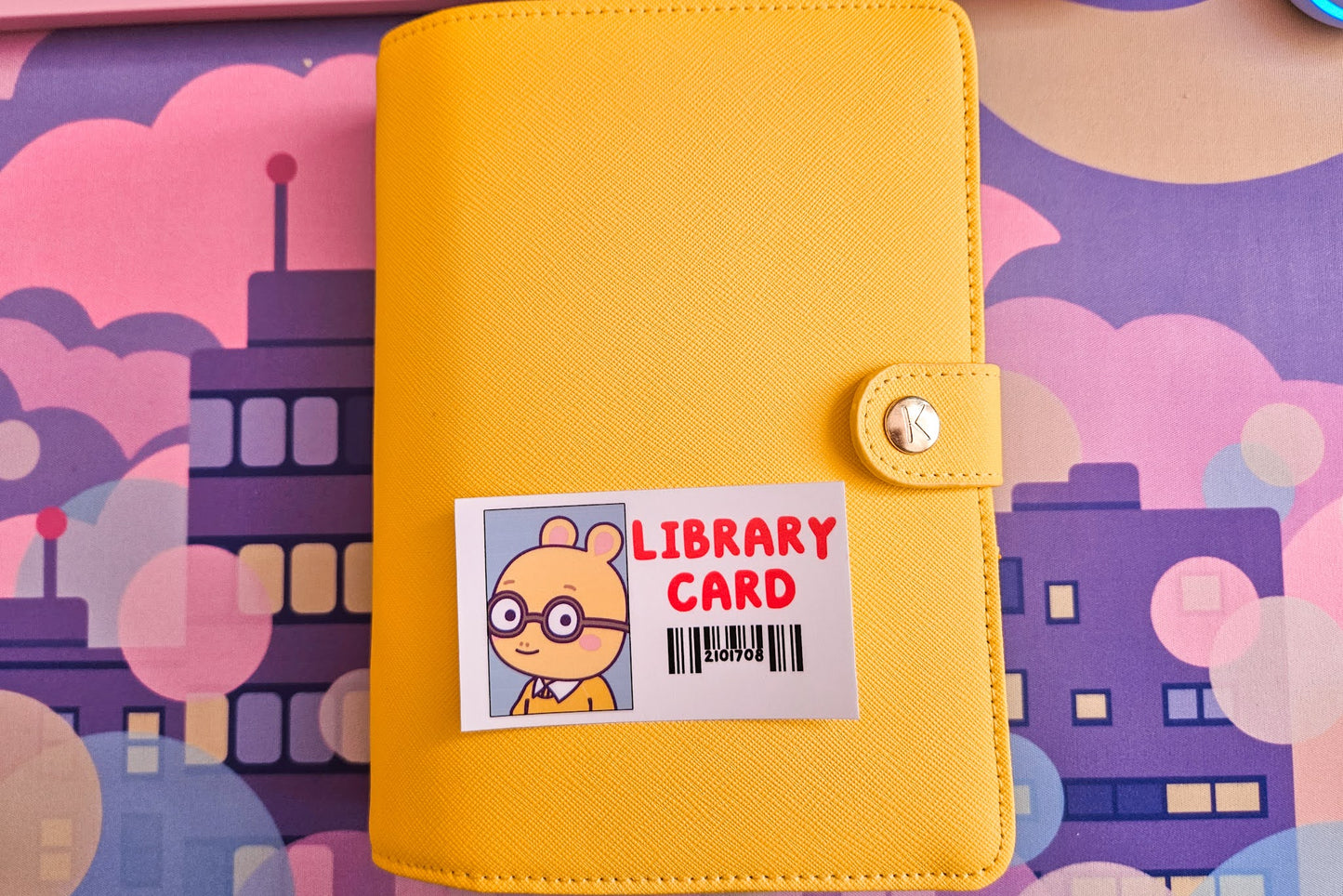Library Card Vinyl Sticker