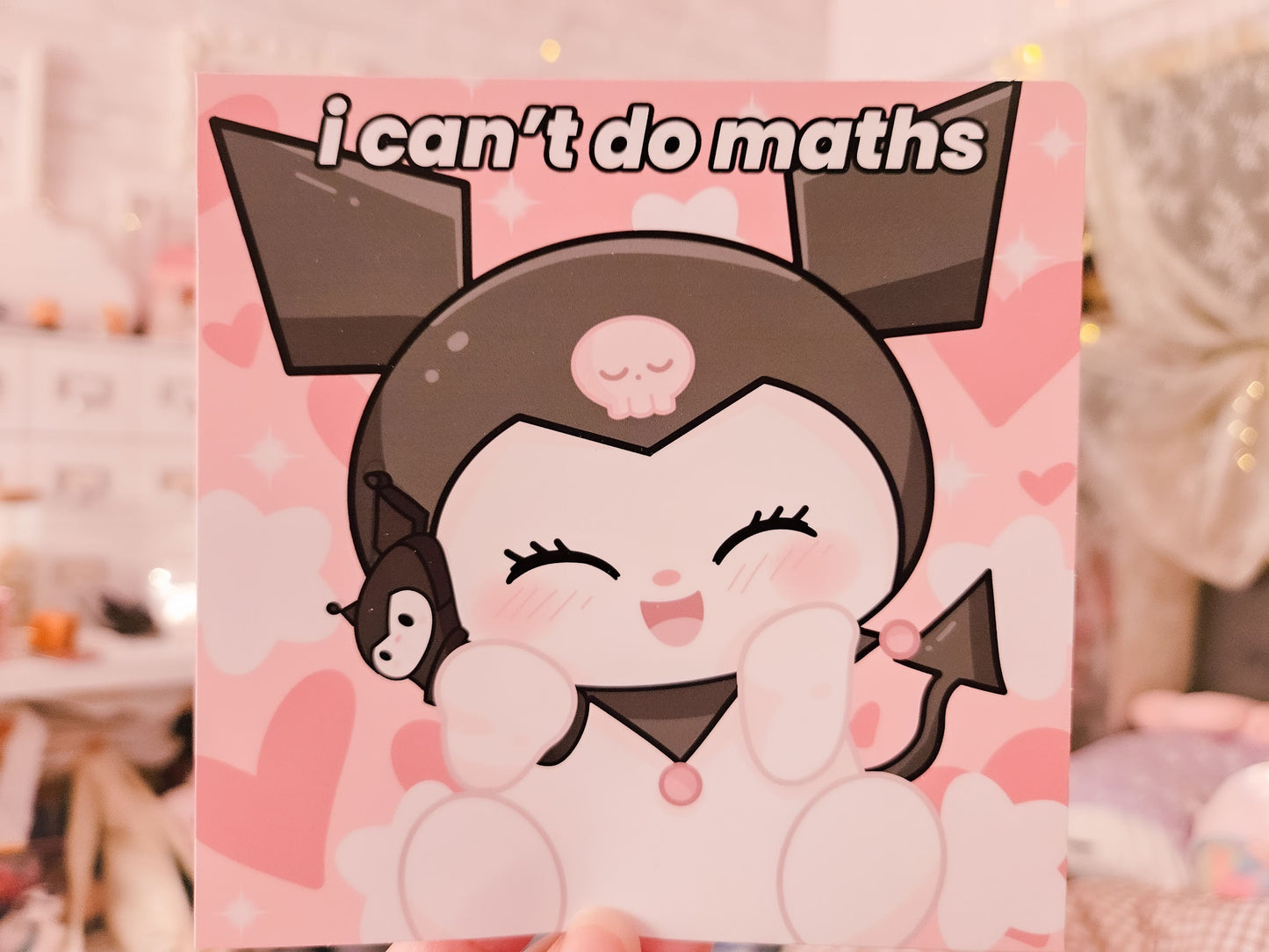 I can't do maths inspired Art Print