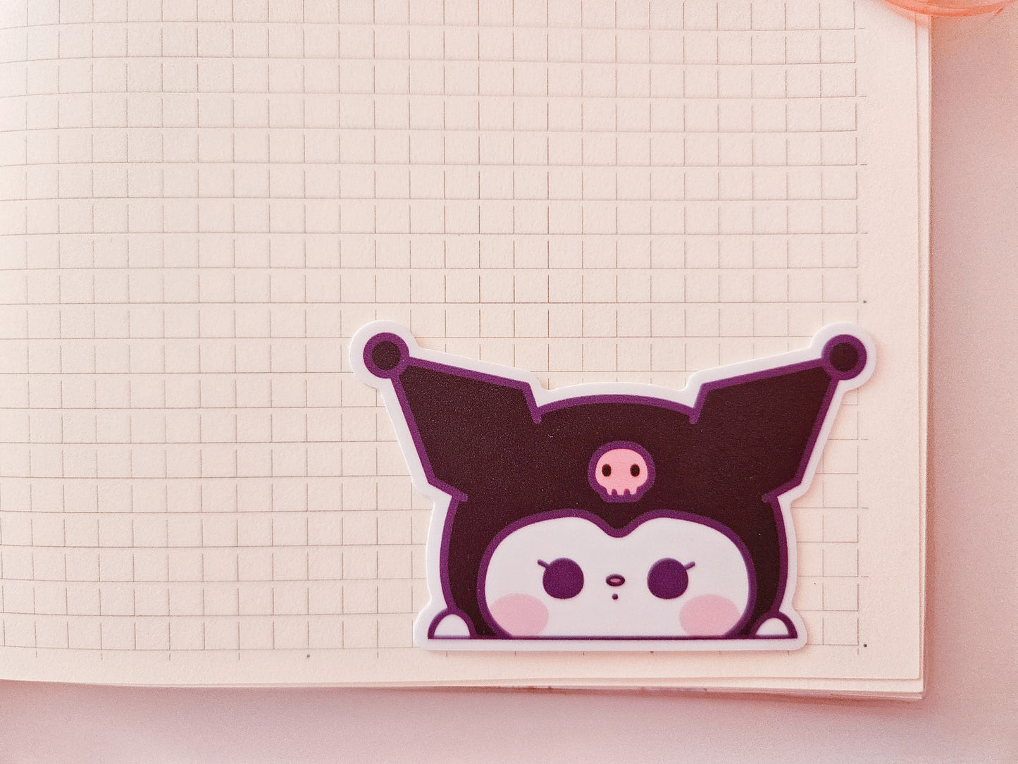 Mini Soft k-cutie Peeker Vinyl Sticker
