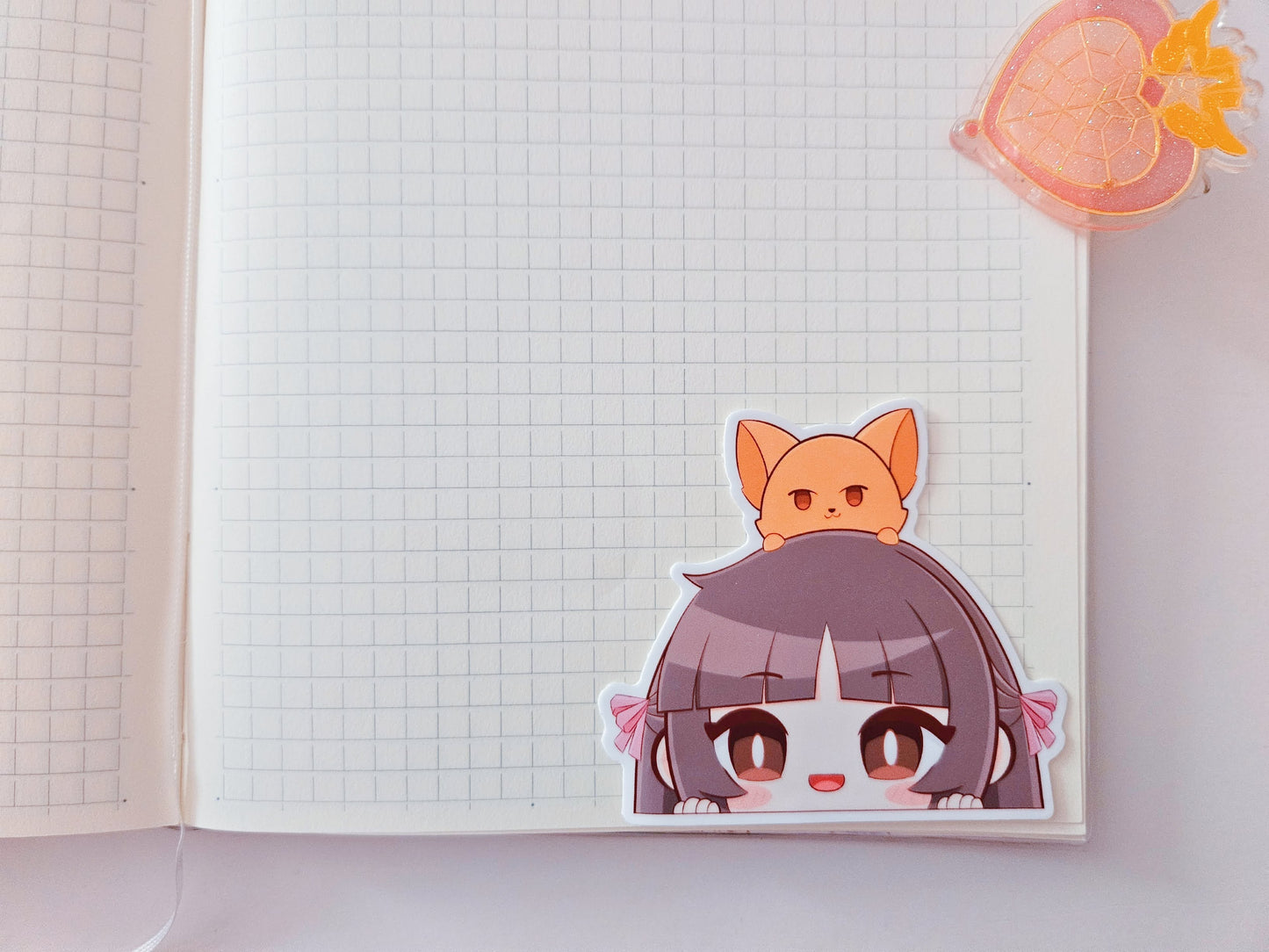 Tohru and Kyo Peeker Vinyl Sticker