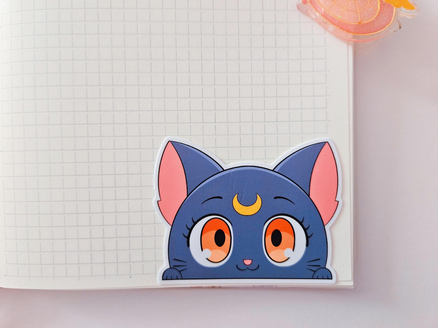 Luna Peeker Vinyl Sticker