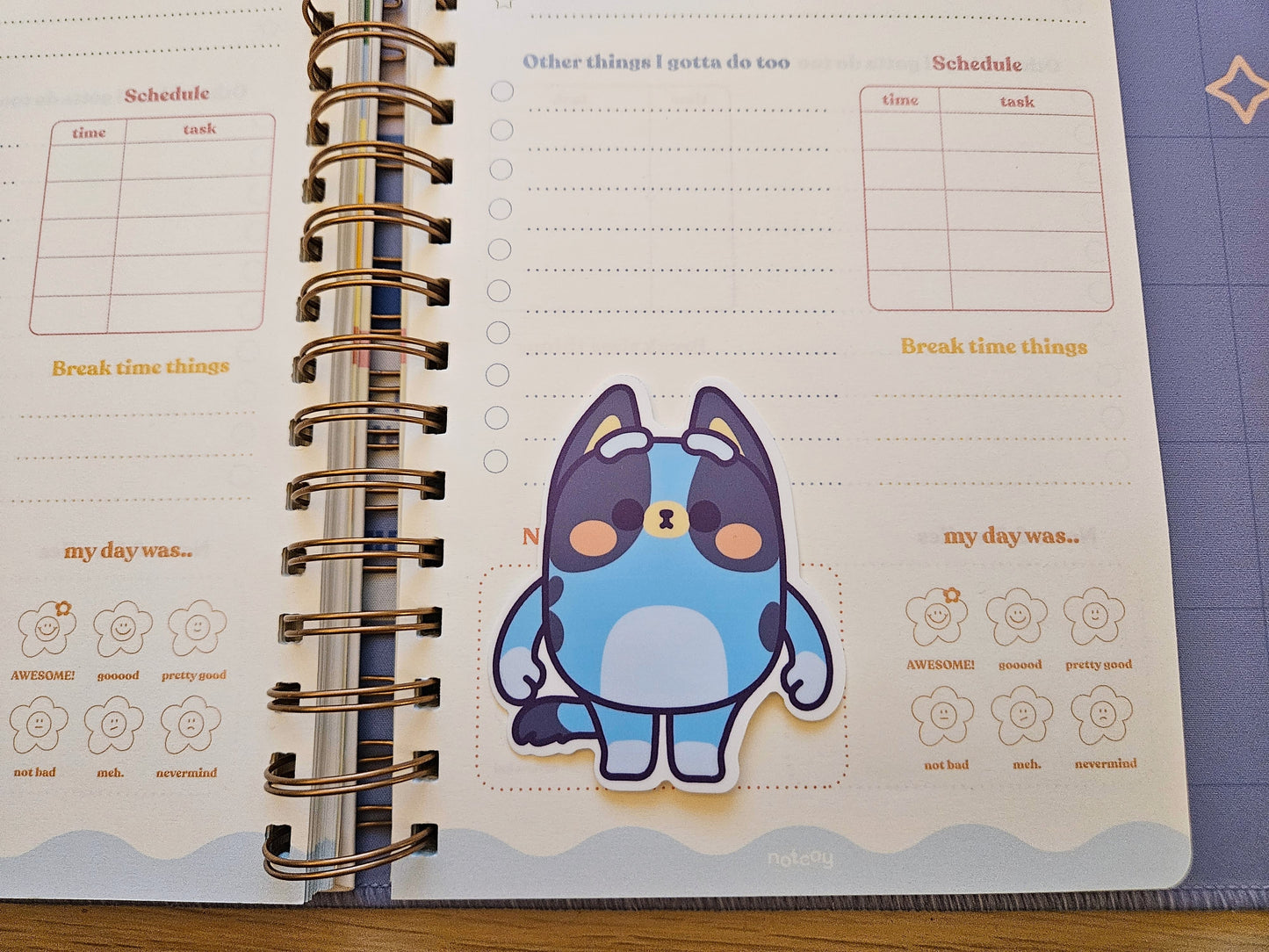 Bluey Cutie Vinyl Sticker