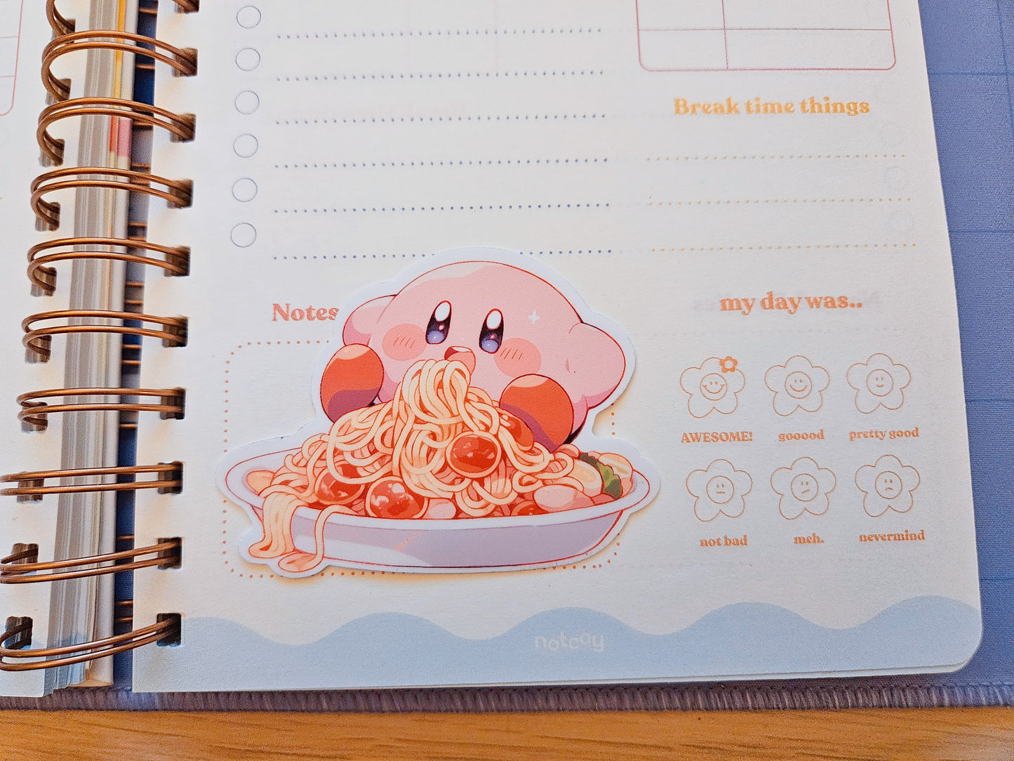Pink Cutie spaghetti Vinyl Sticker