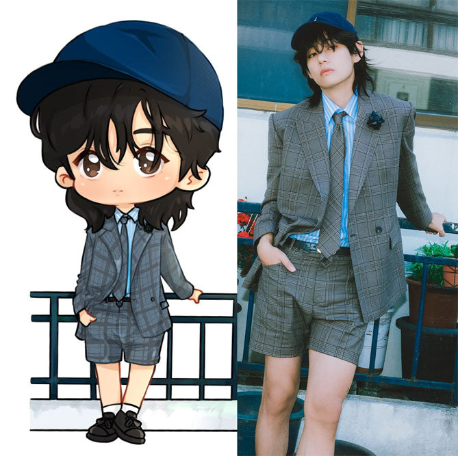BTS V Layover era Vinyl Sticker