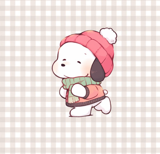 Cold weather cutie Vinyl Sticker
