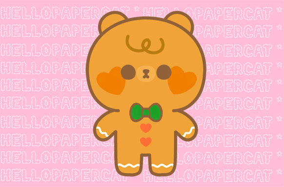 Gingerbread Toffee Vinyl Sticker