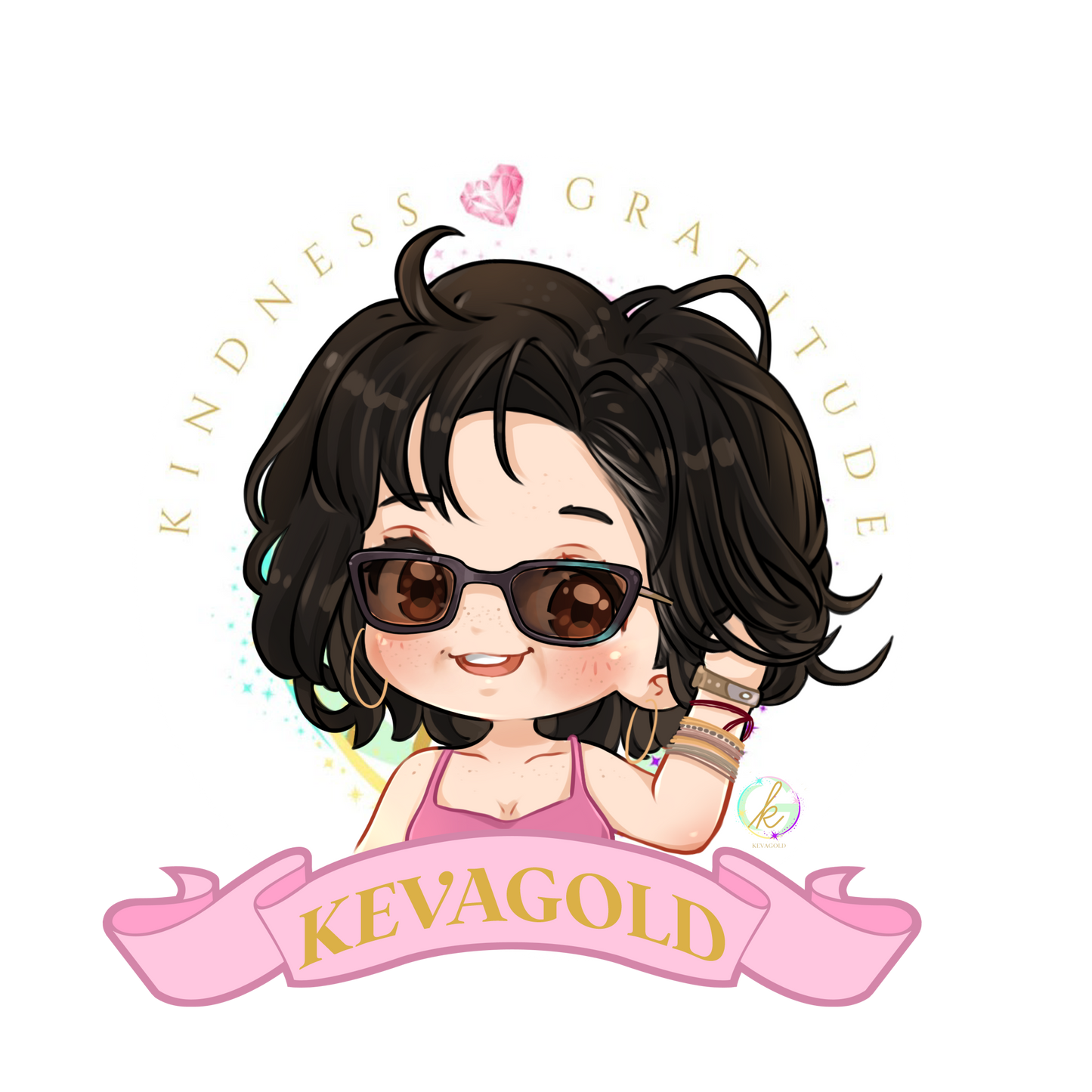 Kevagold Logo sticker