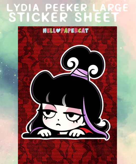 Lydia peeker LARGE sticker