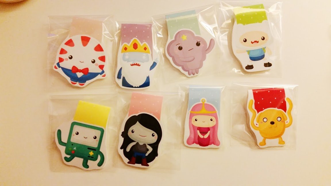 Adventure inspired magnetic bookmarks