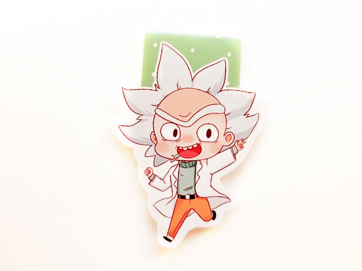 R and M inspired magnetic bookmarks