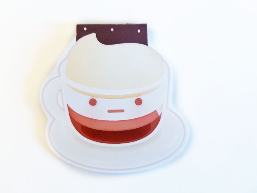 Kawaii coffee magnetic bookmarks