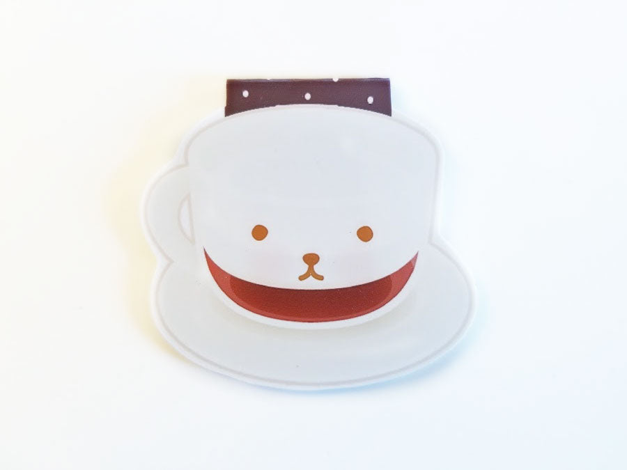 Kawaii coffee magnetic bookmarks