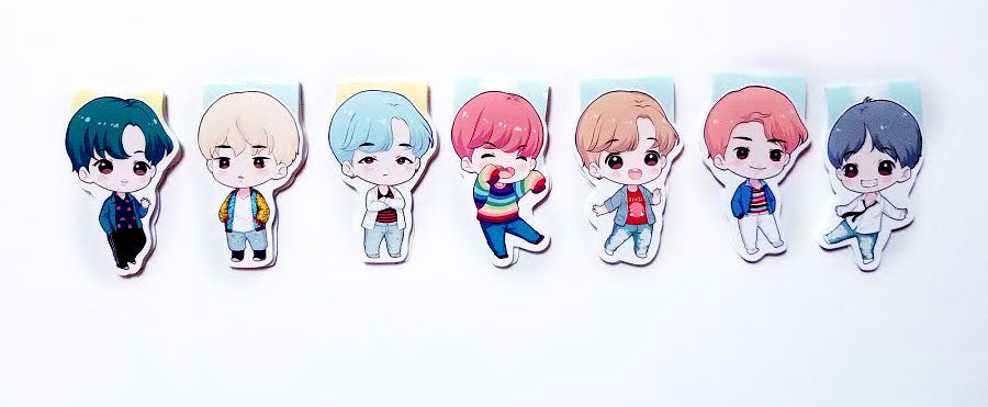BTS DNA magnetic bookmarks