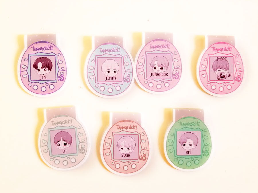 BTS tama magnetic bookmarks