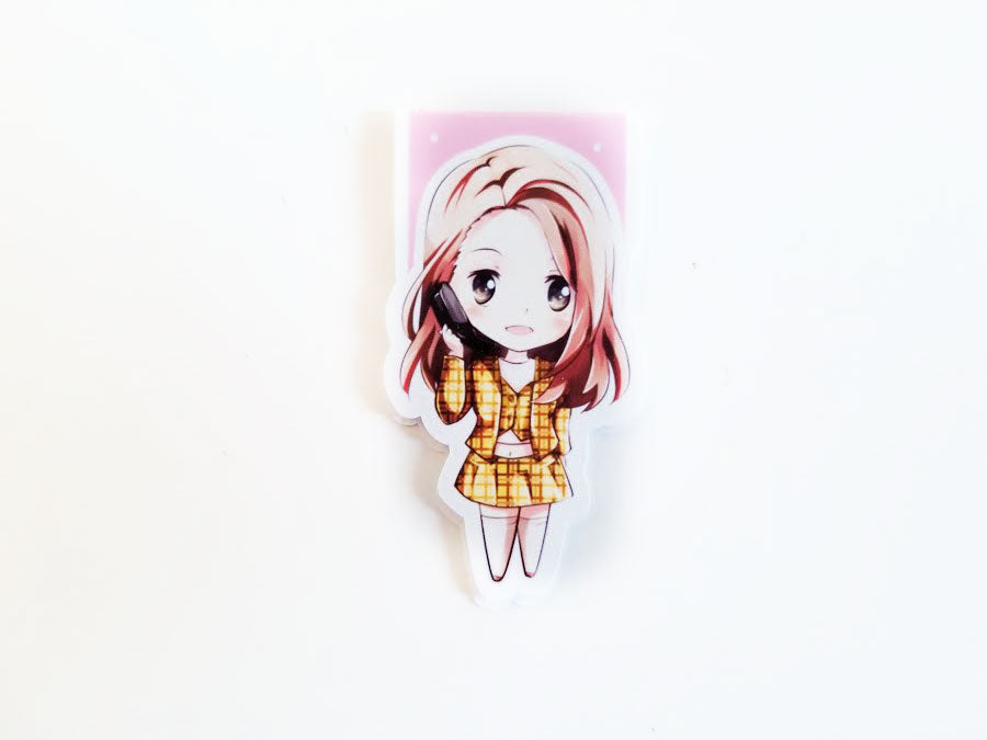 As if inspired magnetic bookmark