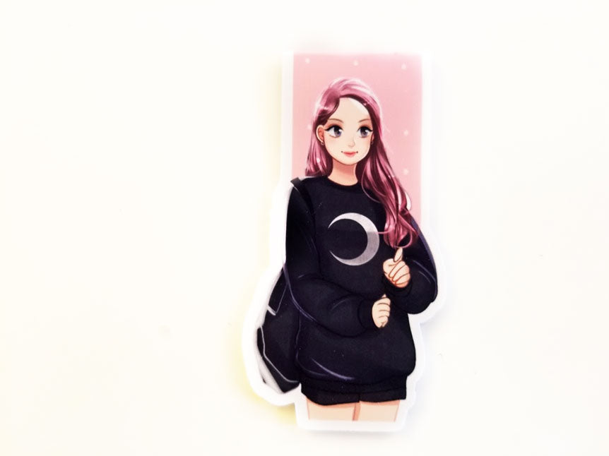 Realistic Elodie magnetic bookmark