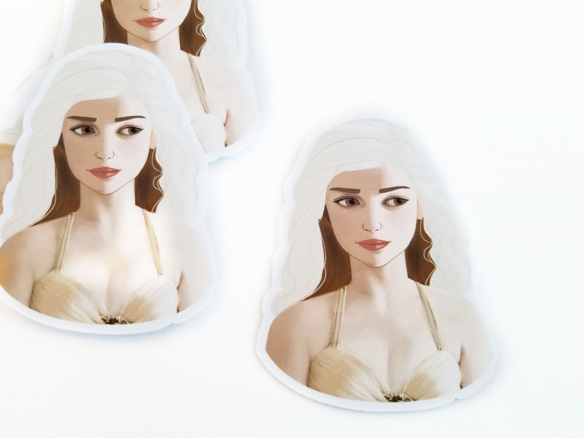 Dragon Queen inspired Realistic die cut