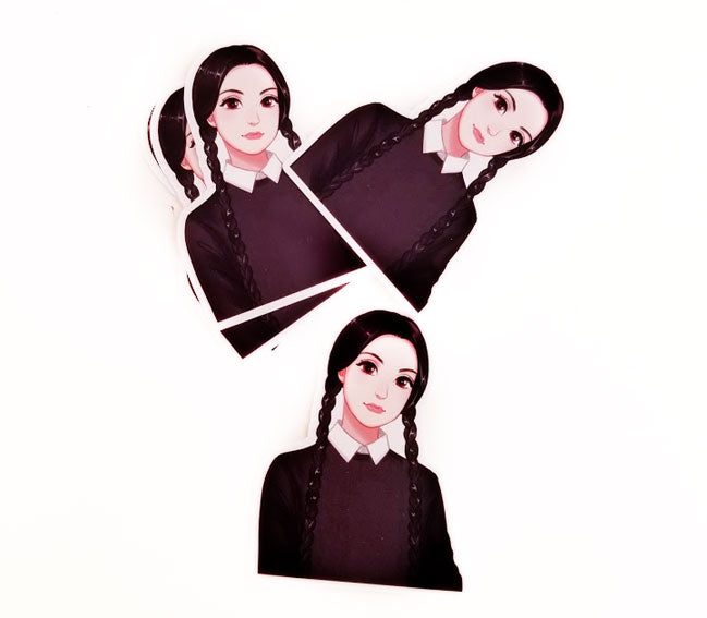 Wednesday's child inspired Realistic die cut
