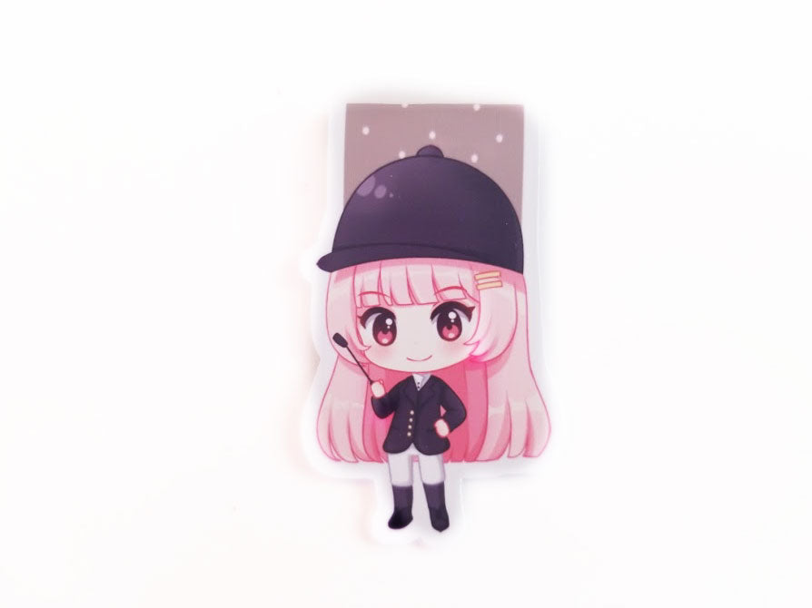 Equestrian Elodie magnetic bookmark