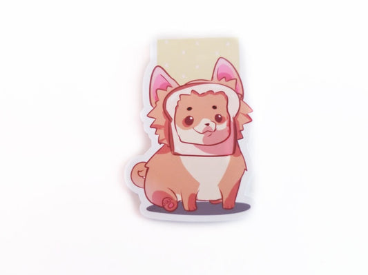 Happy loves bread magnetic bookmark