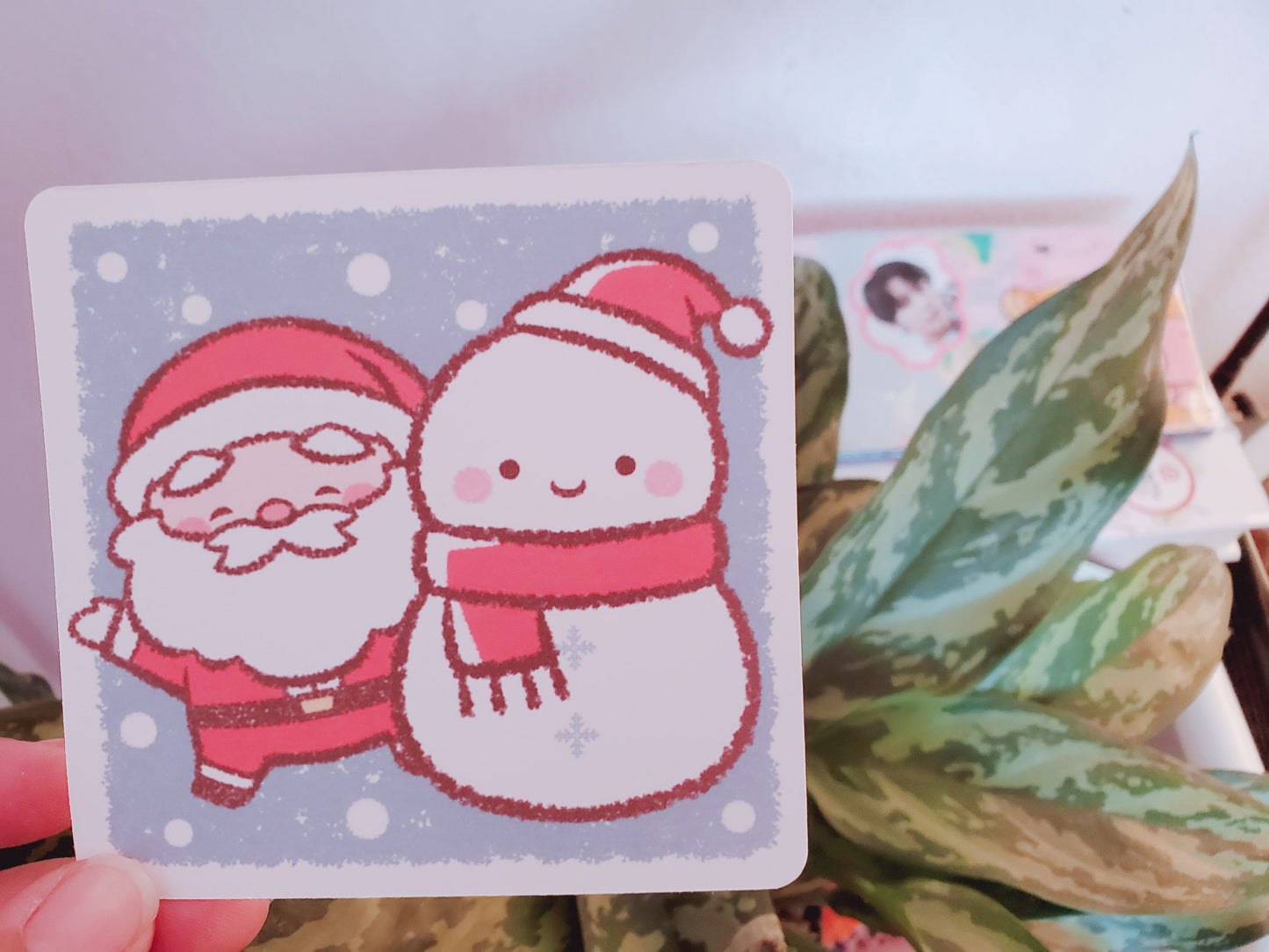 Mini Santa Art Print