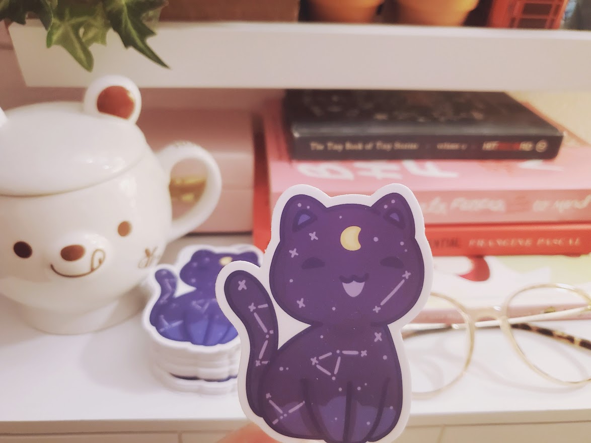 Hocus Cat Vinyl Sticker