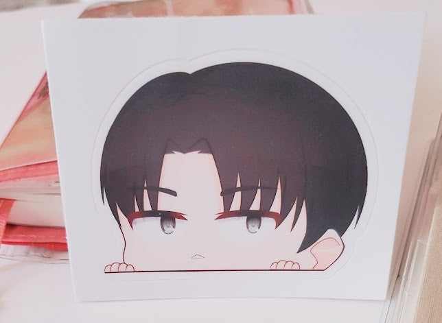 Levi Planner Peeper Vinyl Sticker
