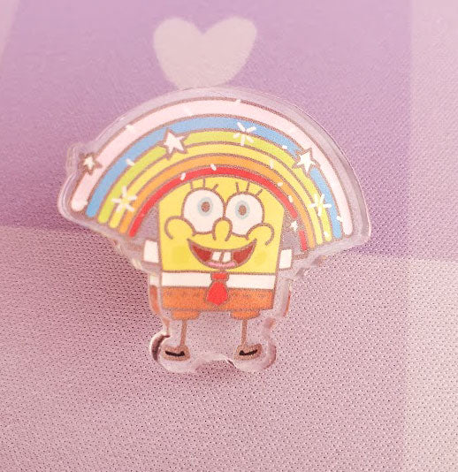 Sponge cutie Acrylic pin
