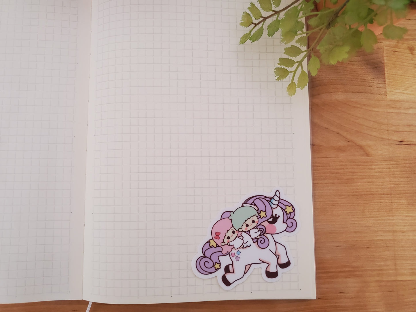 Twin Unicorn Vinyl Sticker
