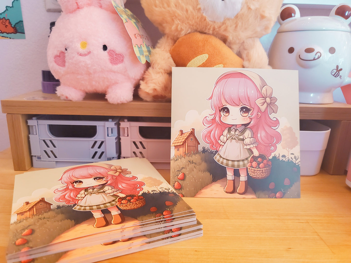 Strawberry Fields Elodie Art Print