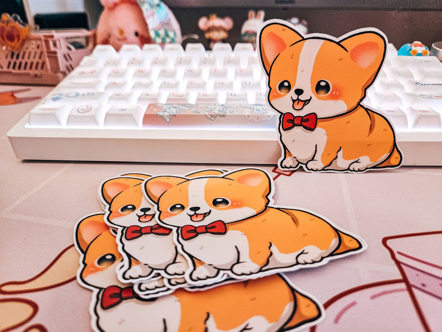 Loki the Corgi Vinyl Sticker