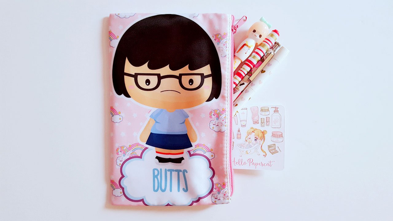 Kawaii zip pouches
