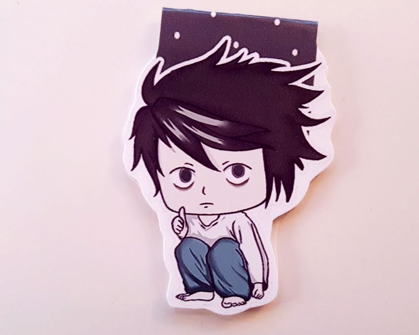 L magnetic bookmark
