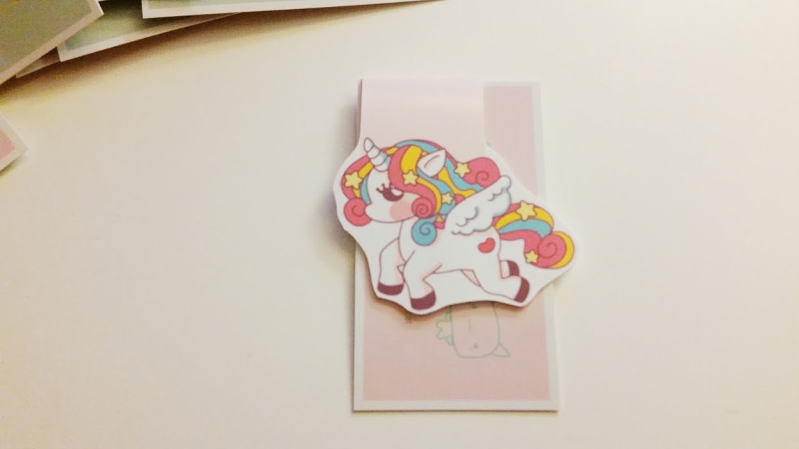Unicorn Magnetic Bookmark