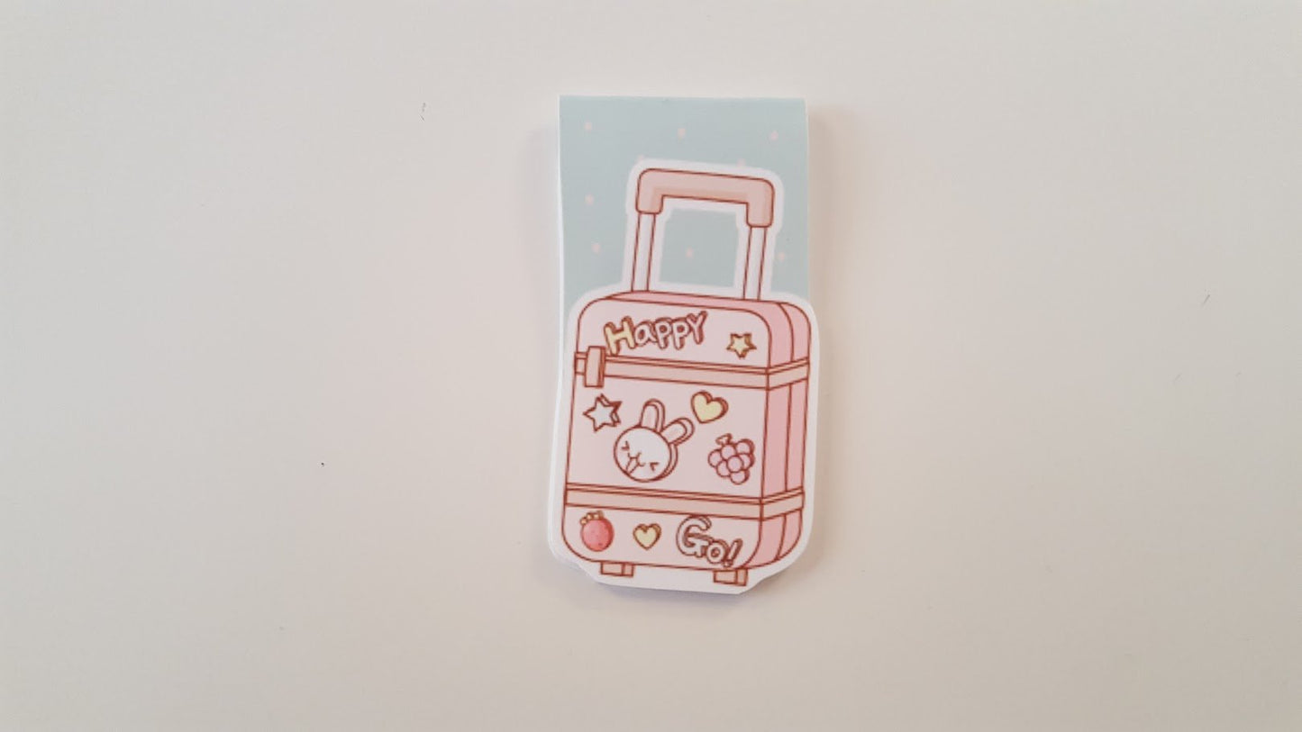 Travel magnetic bookmark