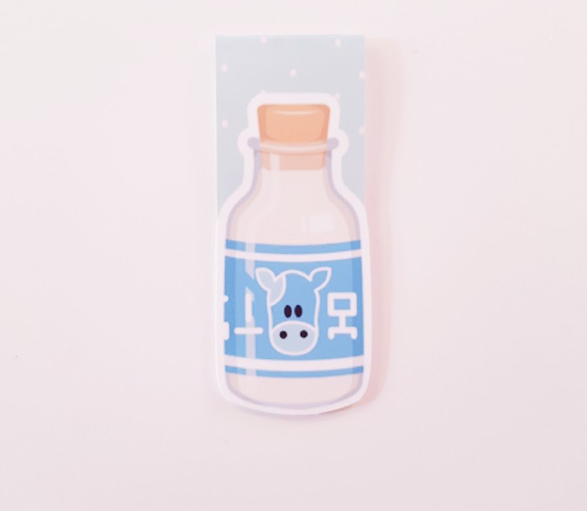 lon lon milk magnetic bookmark