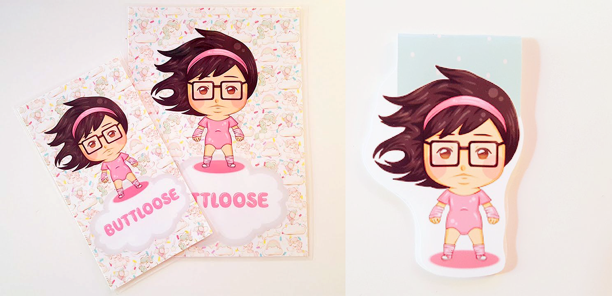 Nerdy Girl T dashboard or bookmark