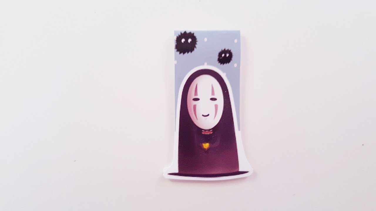 No face magnetic bookmark