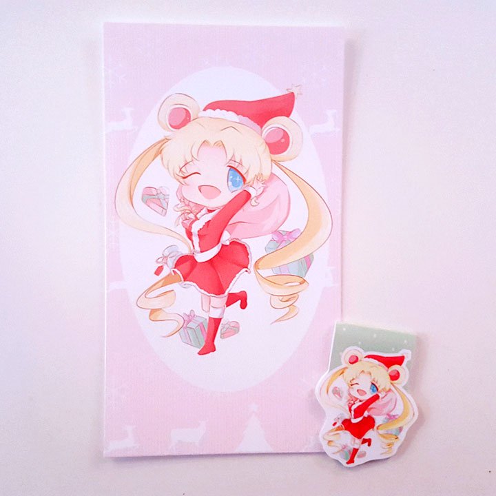 Magical Girl Christmas dashboard or bookmark
