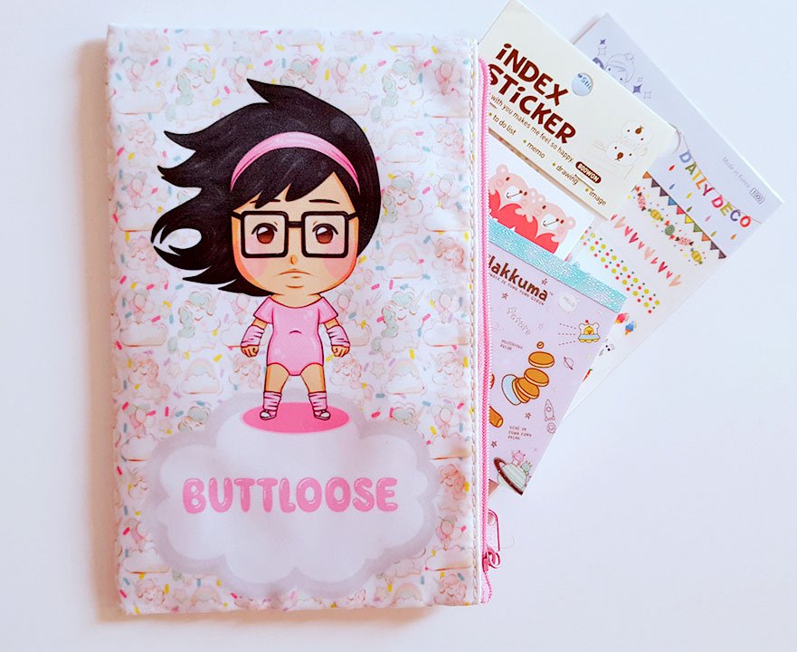 Kawaii zip pouches