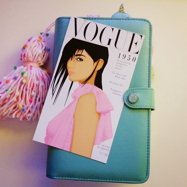 Vogue Model inspired planner dashboard