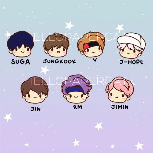 BTS Not Today Die cuts