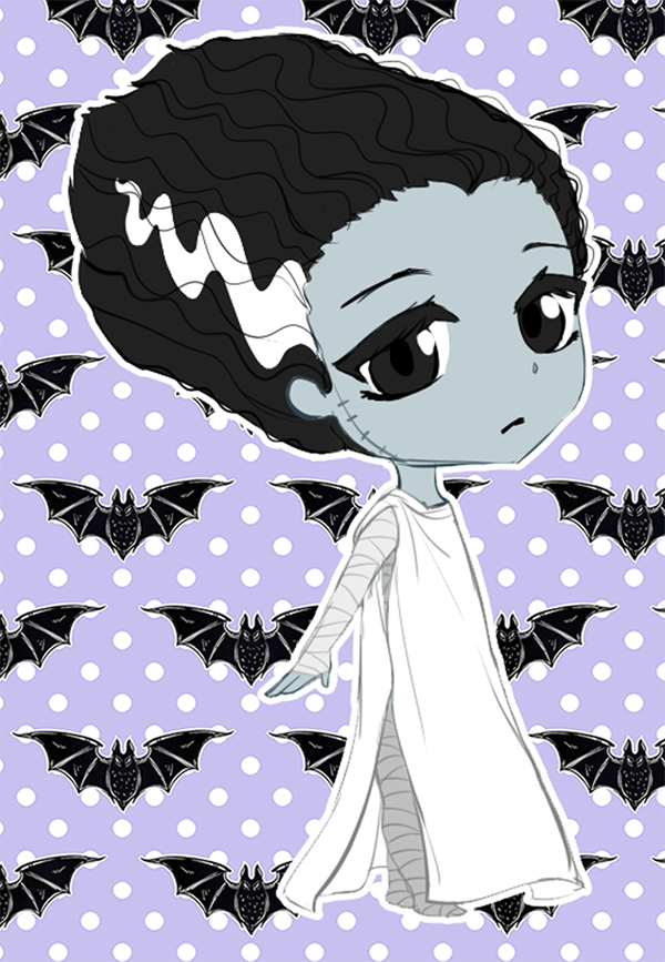 Bride of Frankie digital art print