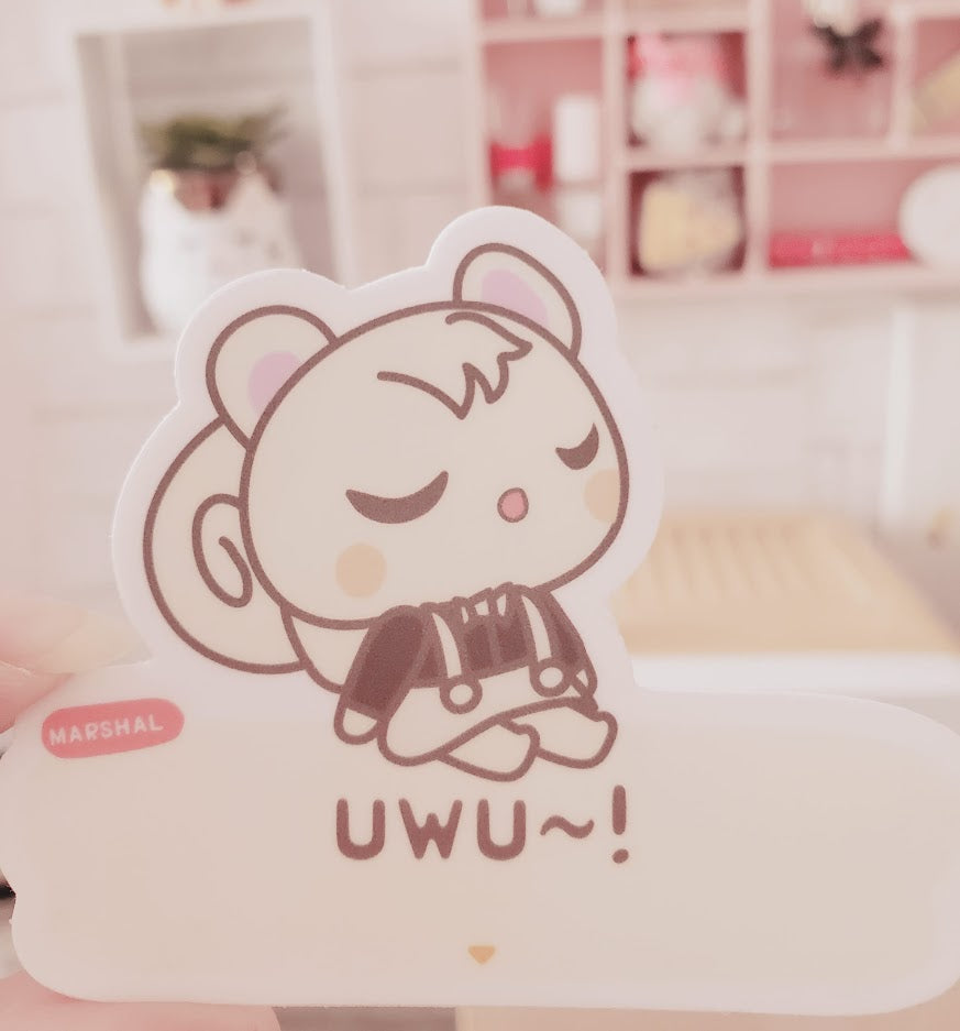 Uwu cutie Vinyl Sticker