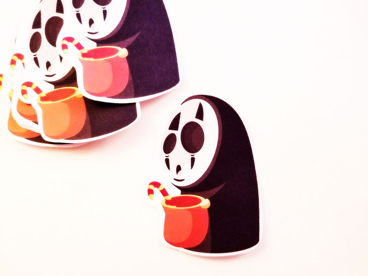 Trick-or-Treat faceless creature die cut