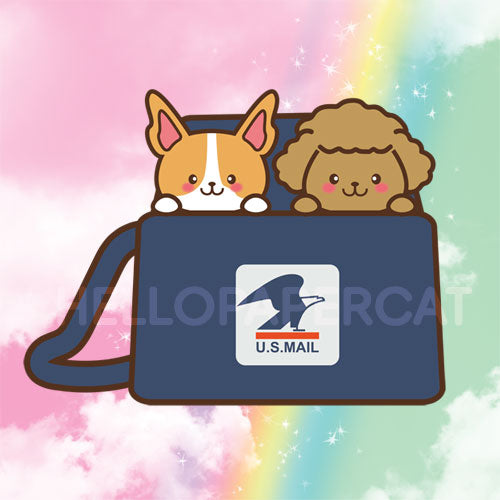 Happy Mail Doggies digital download