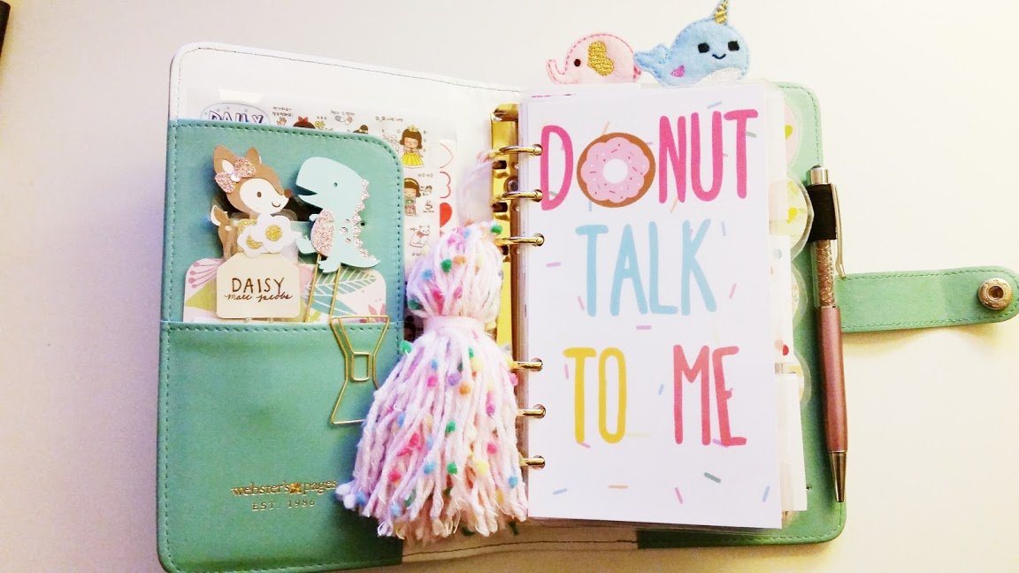 Donut Talk to Me Planner dashboard
