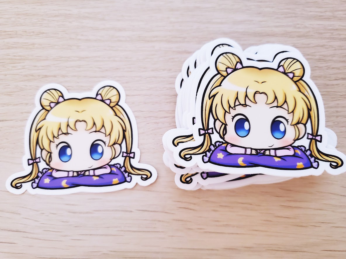 Sleepy Usagi Vinyl Sticker